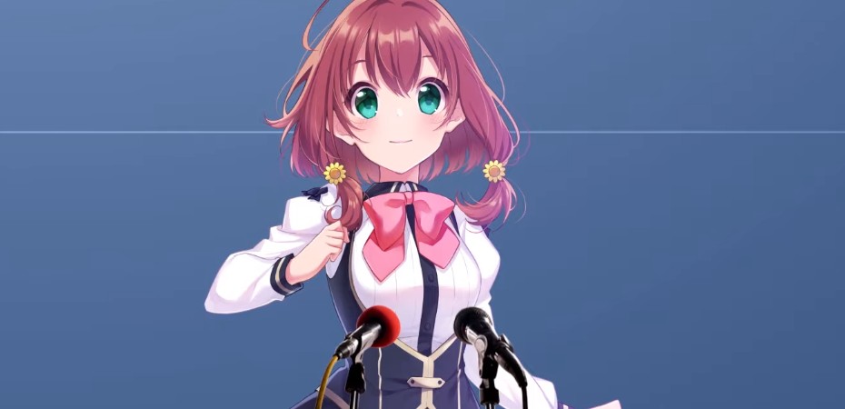 Arte da protagonista de Omega Labyrinth Life