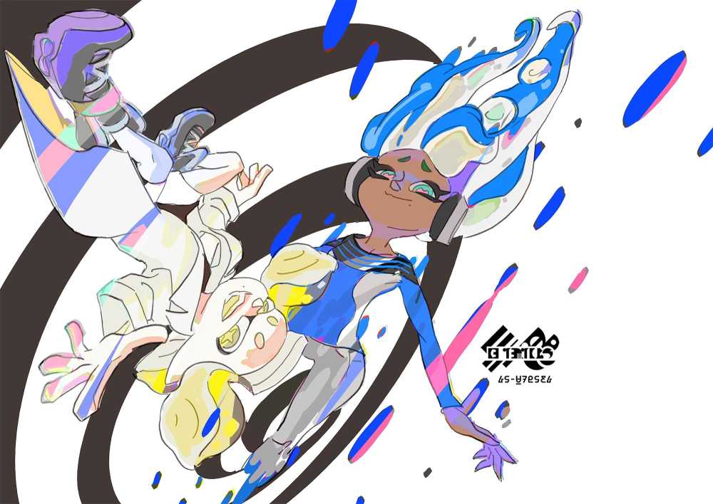 Arte da Splatfest de maio de 2019 em Splatoon 2