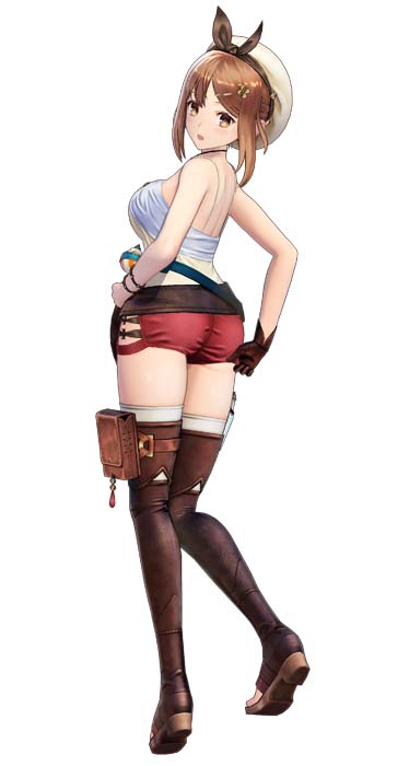 Traje de verão da protagonista de Atelier Ryza