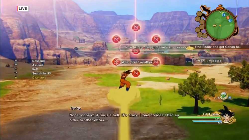 Screenshot de Dragon Ball Z: Kakarot