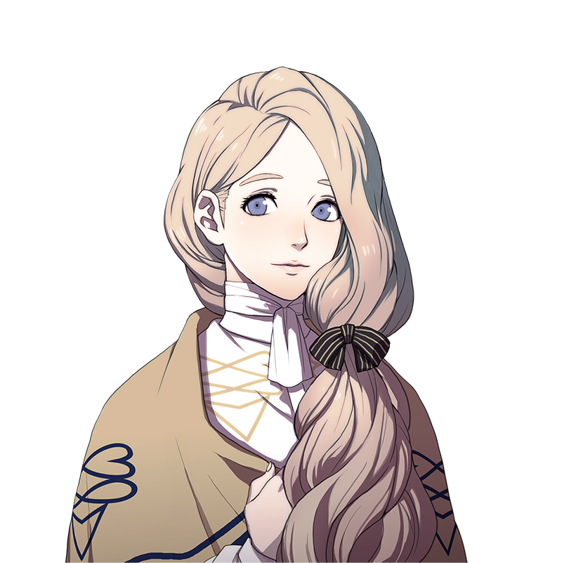 Arte da personagem Mercedes de Fire Emblem: Three Houses