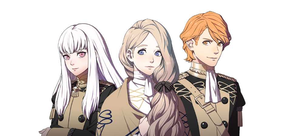 Arte de personagens de Fire Emblem: Three Houses