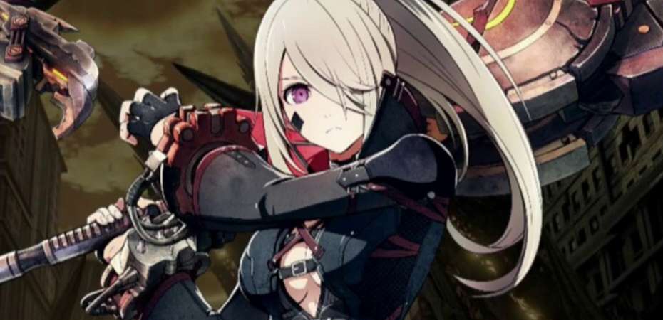 Ilustração de personagem de God Eater 3