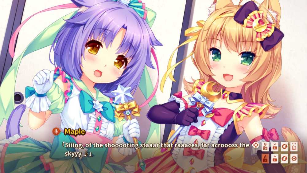 Screenshot de Nekopara Vol. 3, título antecessor de Nekopara Vol. 4