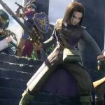 Captura de tela do trailer de anúncio dos heróis de Dragon Quest em Super Smash Bros. Ultimate