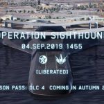 Captura de tela do trailer da Operation Sighthound de Ace Combat 7: Skies Unknown