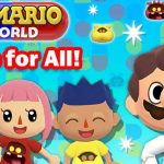 Imagem de colaboração entre Animal Crossing: Pocket Camp e Dr. Mario World