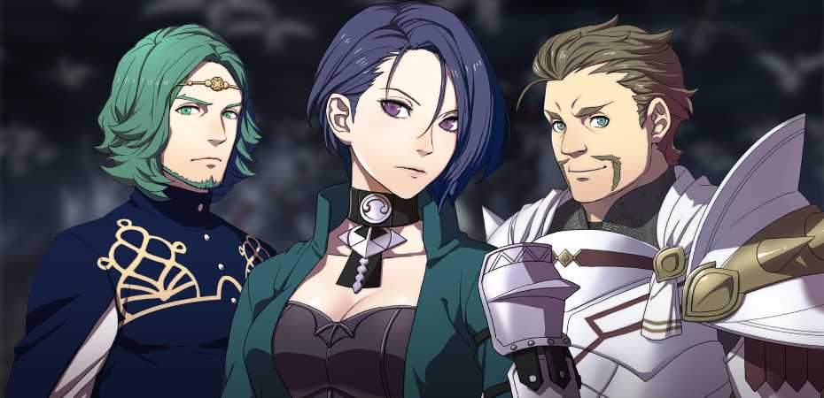 Arte de personagens de Fire Emblem: Three Houses