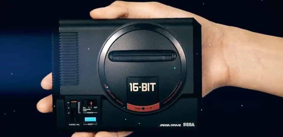 Imagem promocional do Mega Drive Mini