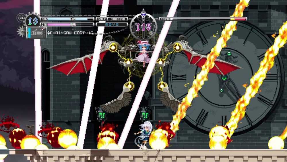 Screenshot de Touhou Luna Nights