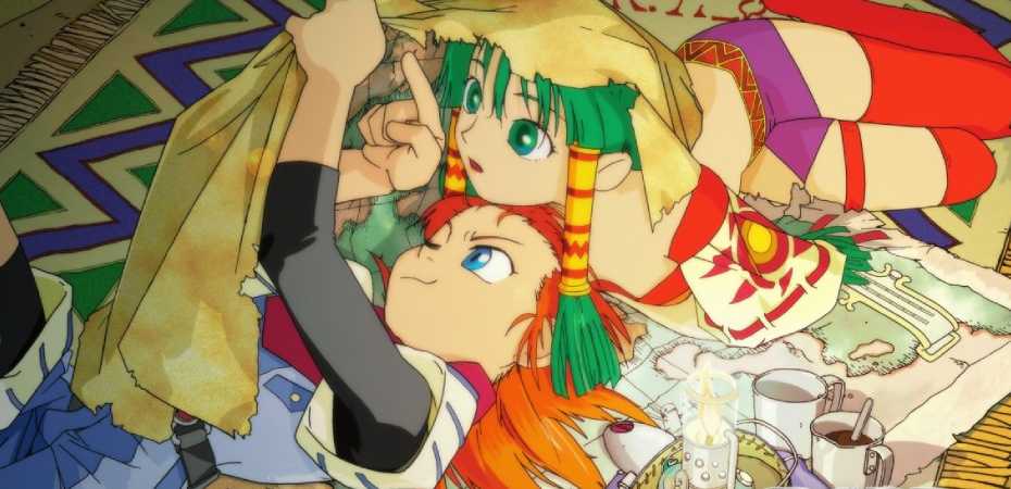 Arte do jogo Grandia que será incluído na coleção Grandia HD Collection