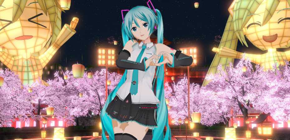 Screenshot de Hatsune Miku VR