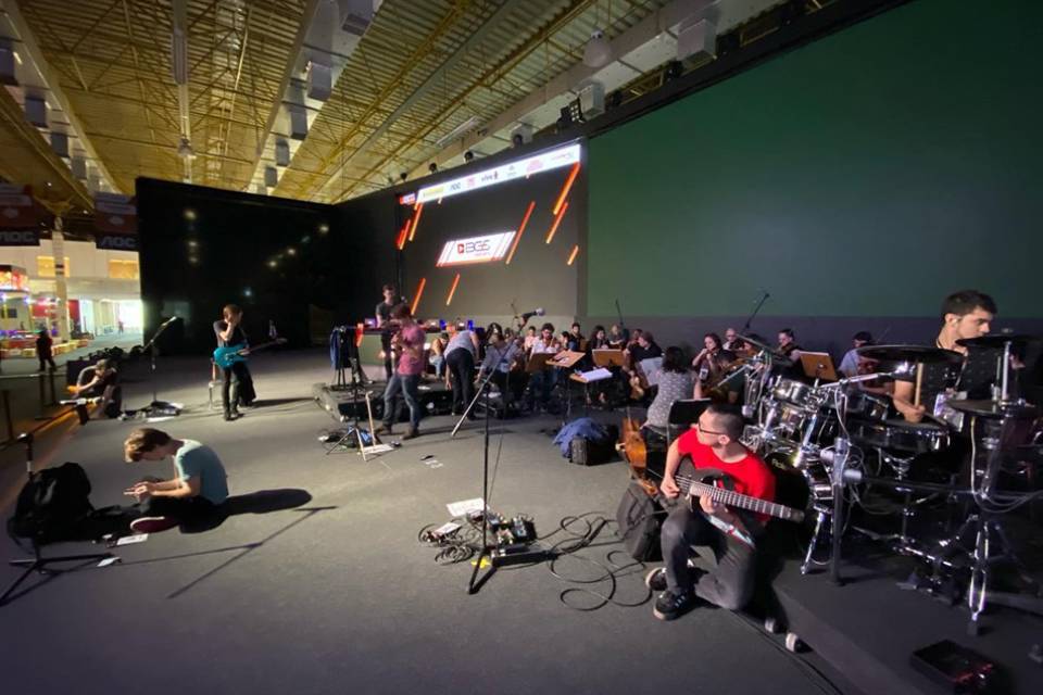 Foto da Video Game Orchestra na Brasil Game Show 2019