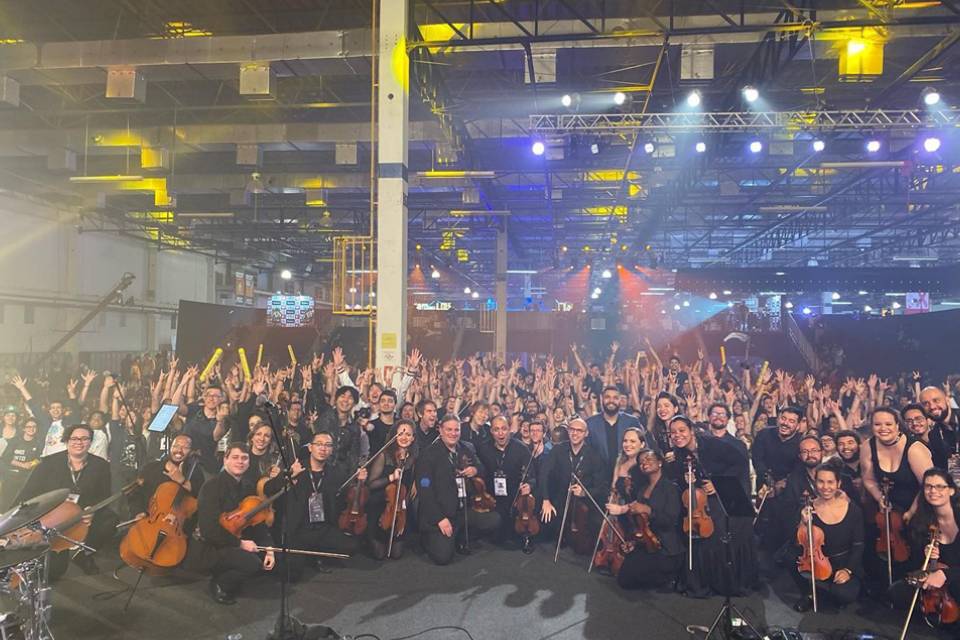 Foto da Video Game Orchestra na Brasil Game Show 2019