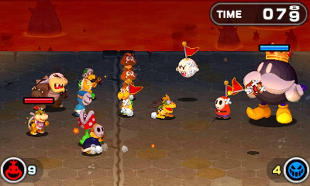 Screenshot de Mario & Luigi: Bowser's Inside Story + Bowser's Jr.'s Journey