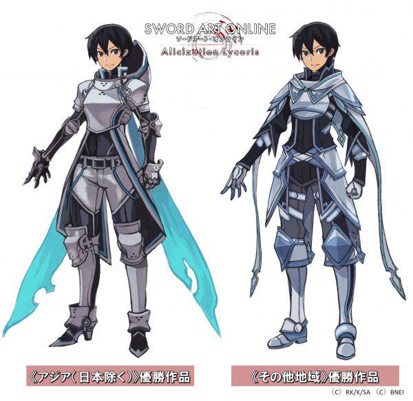 Sword Art Online 3 libera novos designs de personagens (e estão