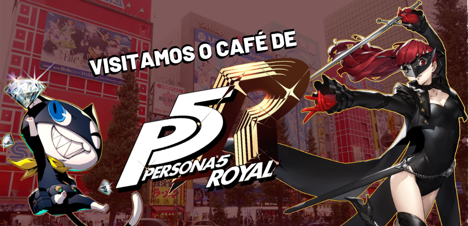 Imagem destaque do artigo sobre café temático de Persona 5 Royal