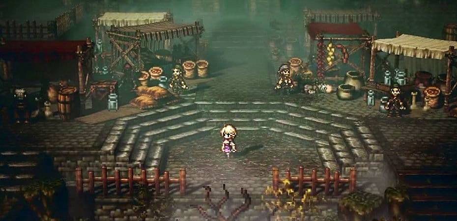 Screenshot de Octopath Traveler: Tairiku no Hasha