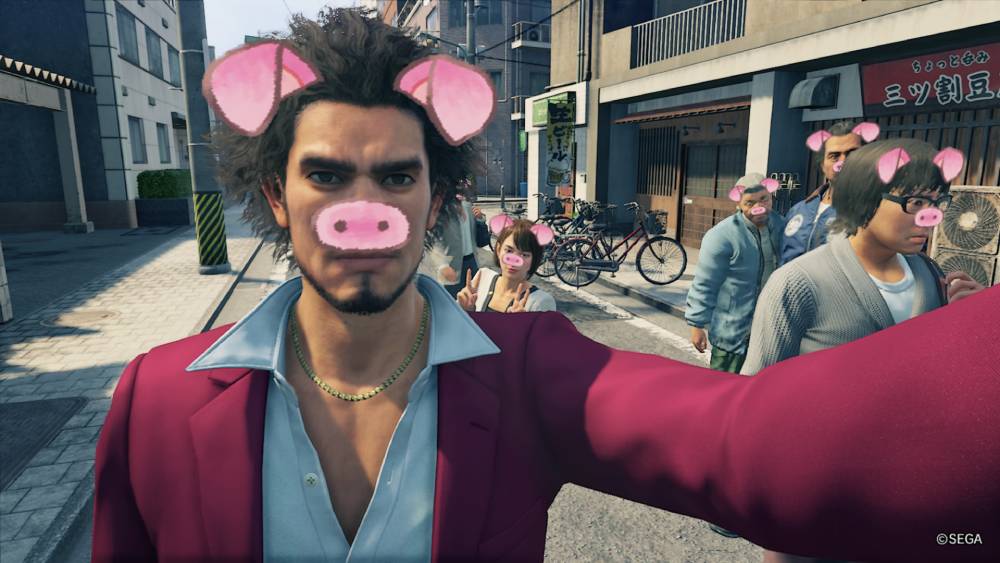 Screenshot da demo de Yakuza: Like a Dragon