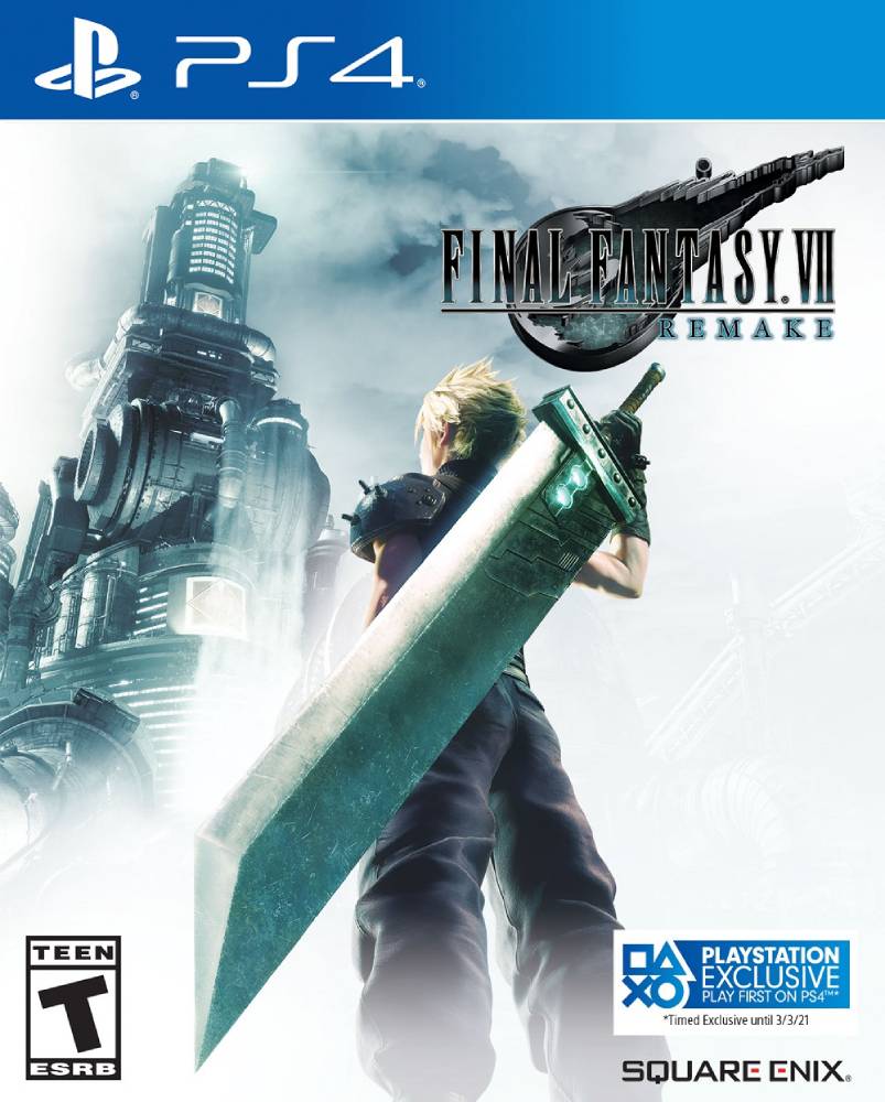 Capa de Final Fantasy VII Remake
