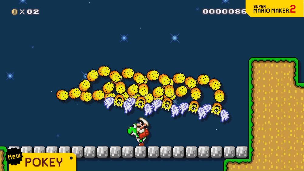 Captura de tela de trailer de Super Mario Maker 2