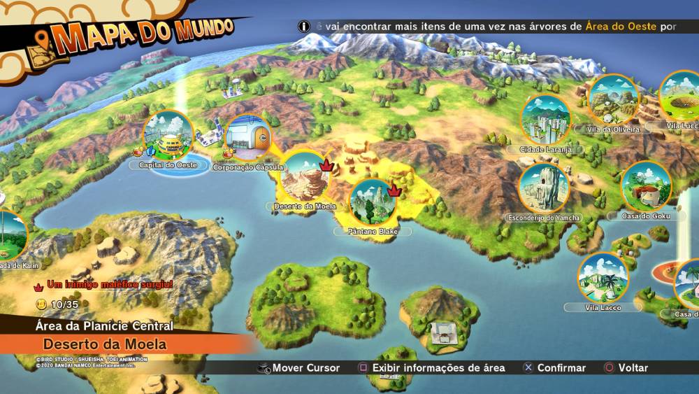 Dragon Ball Z Kakarot PT BR - Game Completo, Explorando Mapa, Todas as  Missoes, Emblemas, Dicas e Muito Mais! 