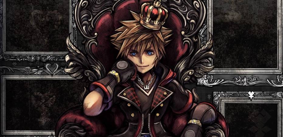 Arte utilizada na capa de Kingdom Hearts All-In-One Package