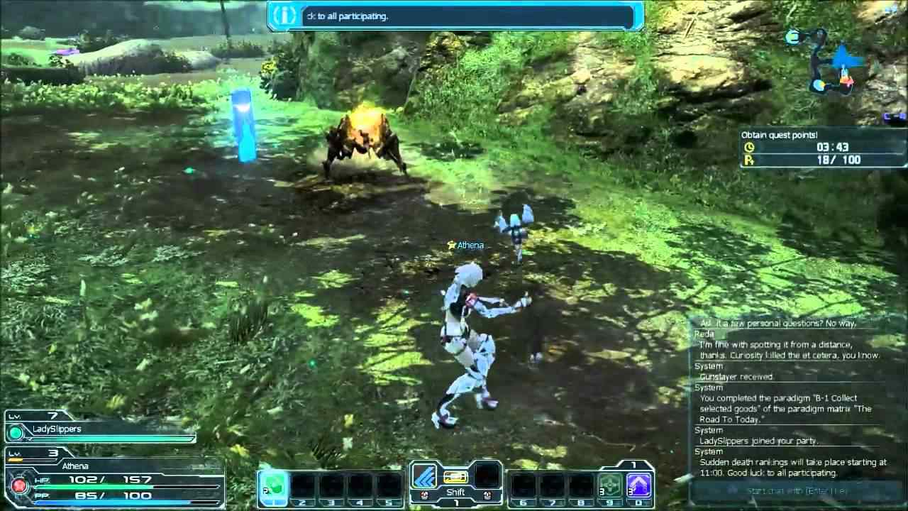 Phantasy Star Online 2 Gameplay