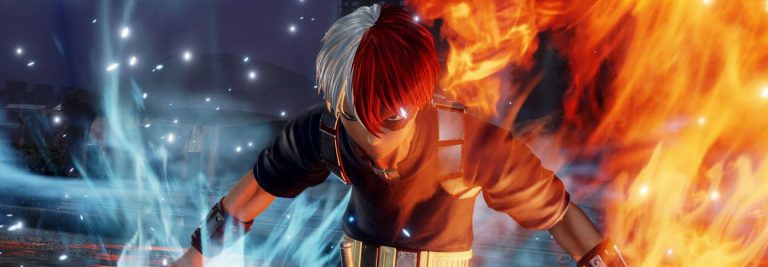 Screenshot de Shoto Todoroki em Jump Force