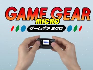 Imagem promocional do Game Gear Micro