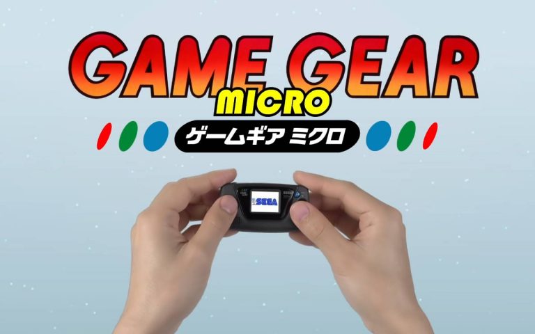 Imagem promocional do Game Gear Micro