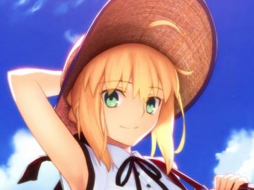 Fate/Grand Order aniversário Saber