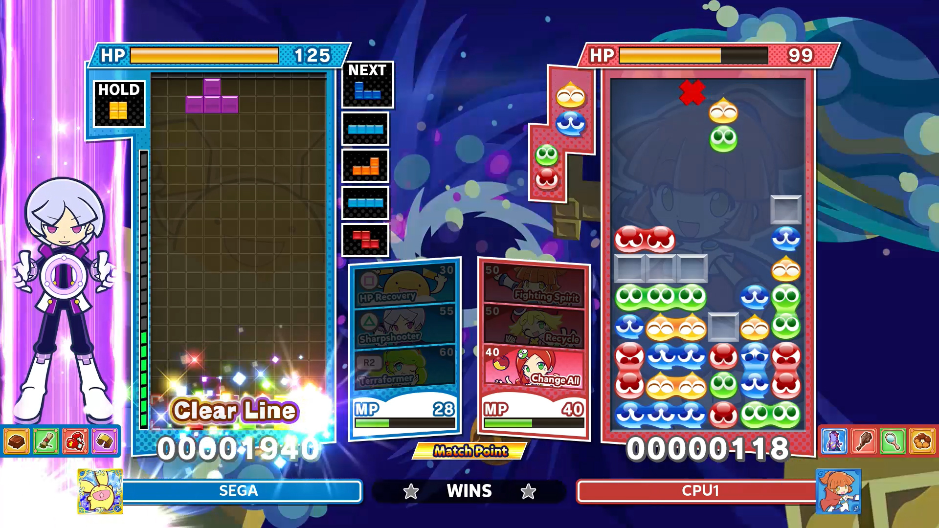Puyo Puyo tetris 2 gameplay