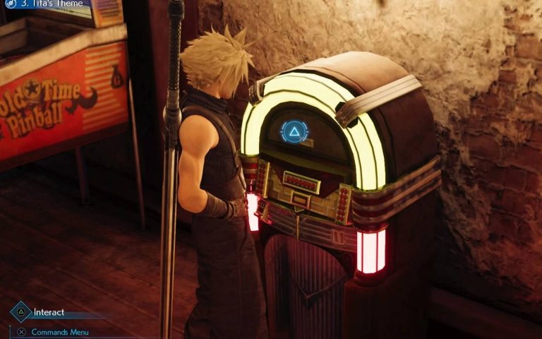 Screenshot de Final Fantasy VII Remake, um dos jogos cujo a trilha sonora está disponível via Mora Qualitas