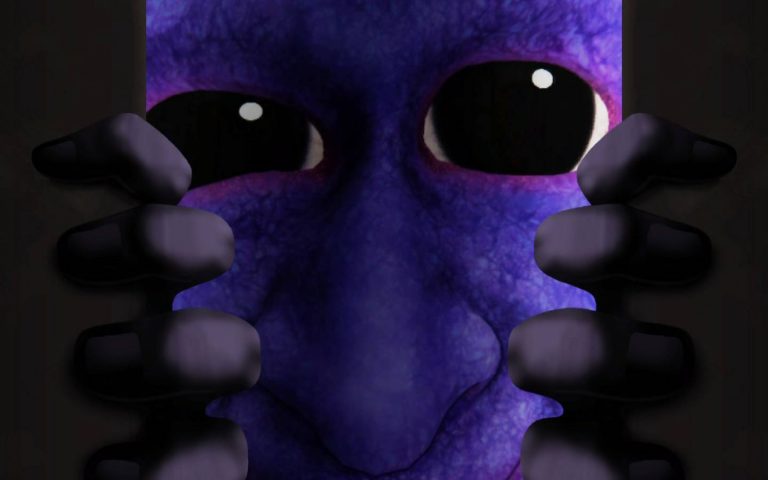 Arte de Ao Oni em Death end re;Quest 2