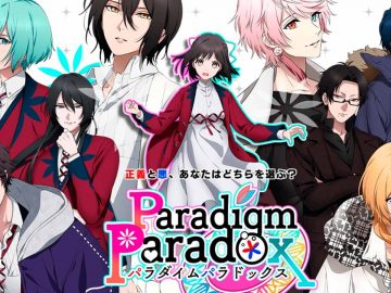 Personagens da visual novel otome Paradigm Paradox