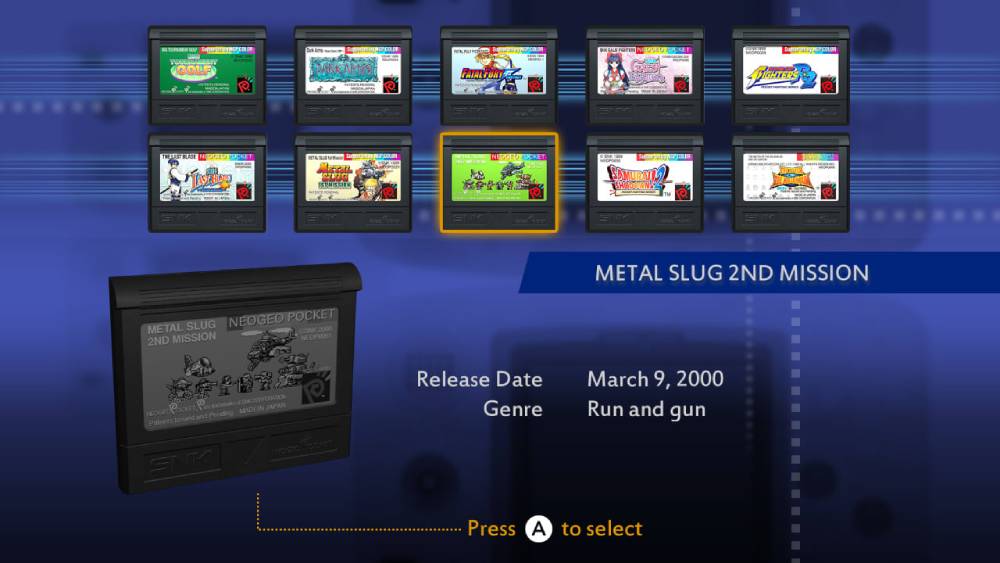 Screenshot de Neo Geo Pocket Color Selection Vol. 1