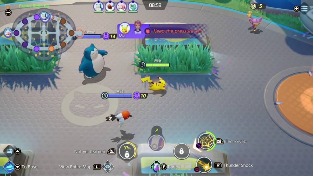 Screenshot de Pokémon Unite