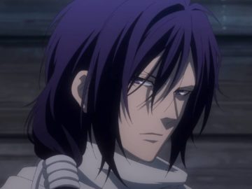 Captura de tela do OVA de Hakuoki