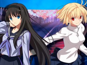 Akiha e Arcueid em Melty Blood: Type Lumina