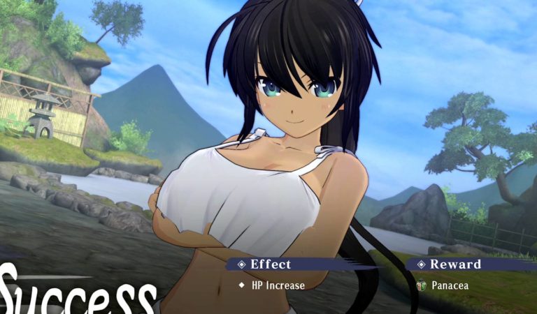 Neptunia x Senran Kagura destaca minigame de equilíbrio Neptunia x Senran Kagura destaca minigame de equilíbrio