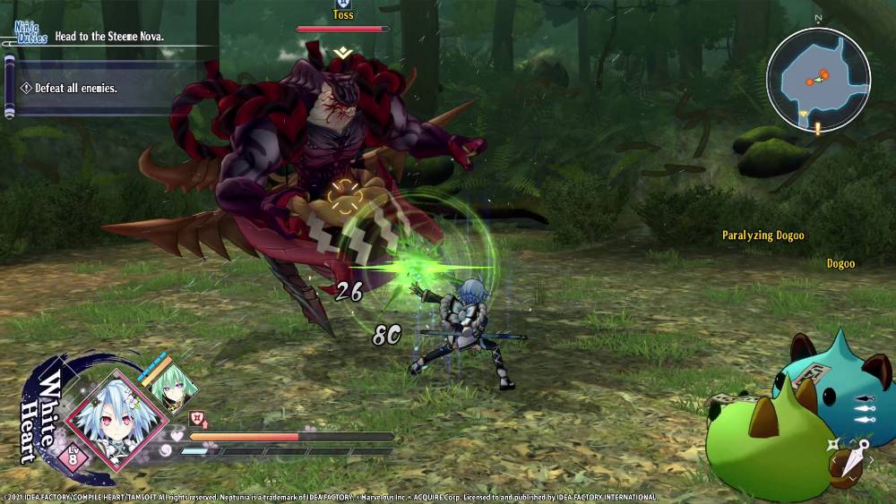 Screenshot de Neptunia x Senran Kagura: Ninja Wars