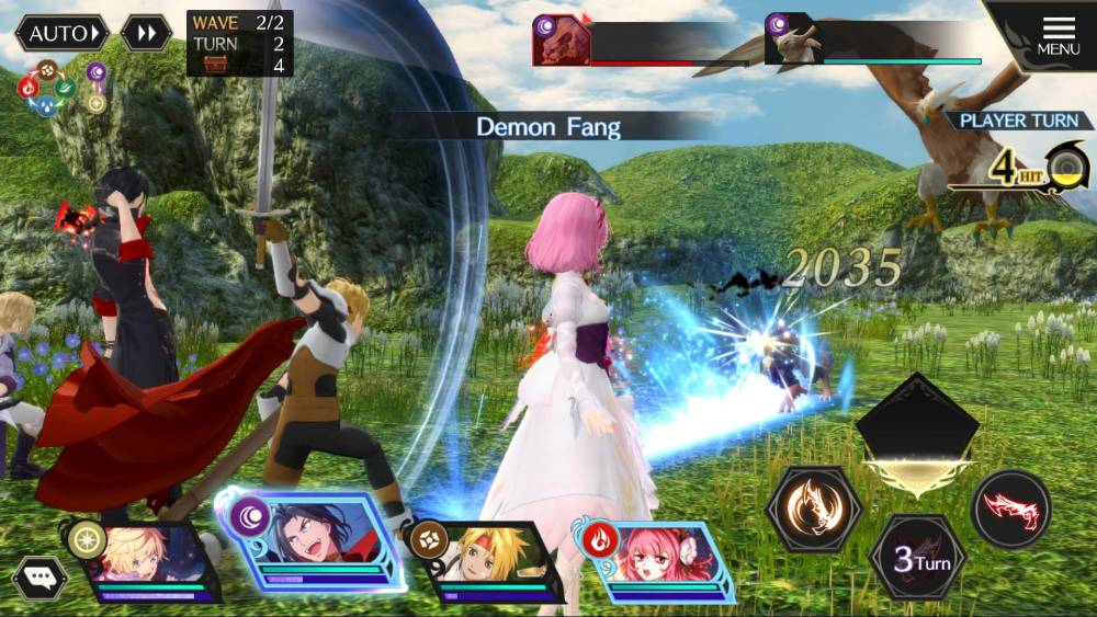 Screenshot de Tales of Crestoria