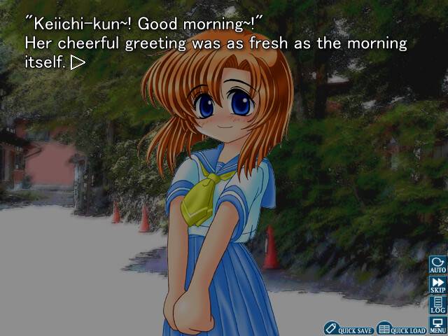 Screenshot de Higurashi When They Cry