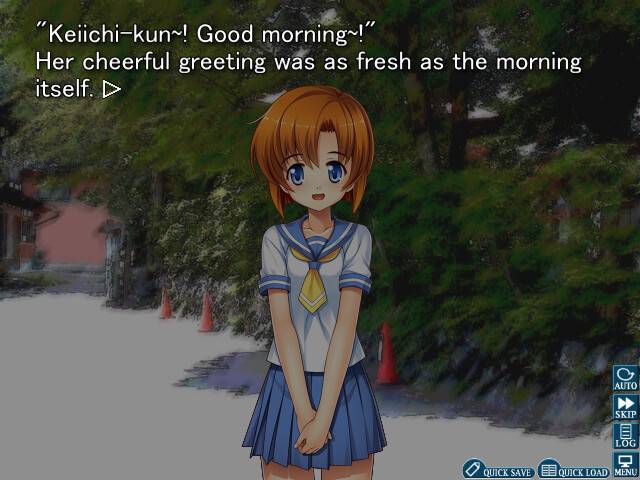 Screenshot de Higurashi When They Cry