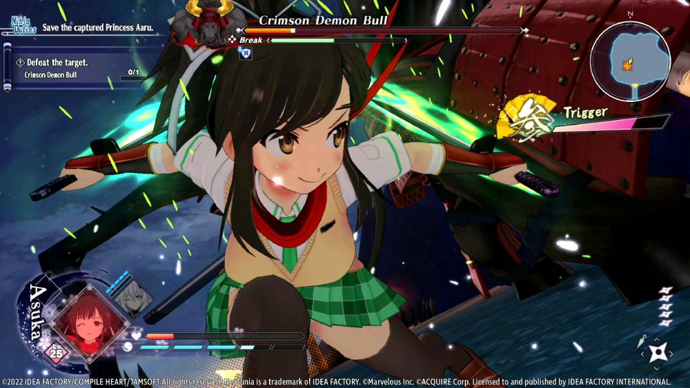 Screenshot de Neptunia x Senran Kagura: Ninja Wars