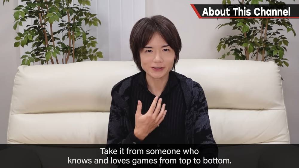 Captura de tela do Masahiro Sakurai on Creating Games